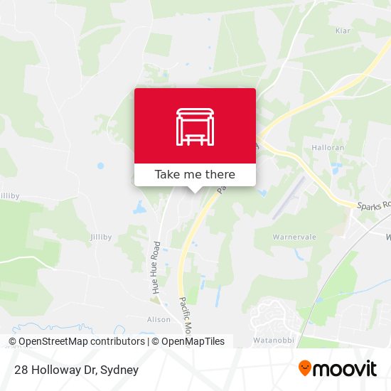 28 Holloway Dr map