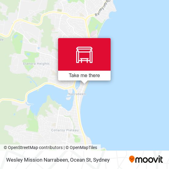 Wesley Mission Narrabeen, Ocean St map