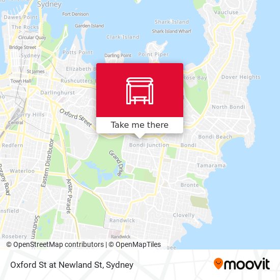 Oxford St at Newland St map