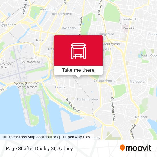 Page St after Dudley St map