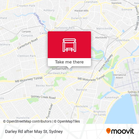 Darley Rd after May St map
