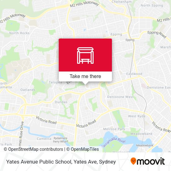 Yates Avenue Public School, Yates Ave map