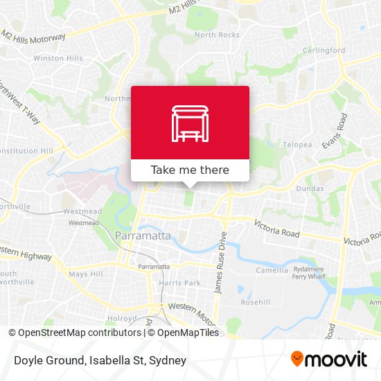 Doyle Ground, Isabella St map