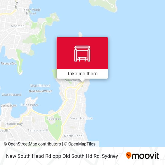 New South Head Rd opp Old South Hd Rd map