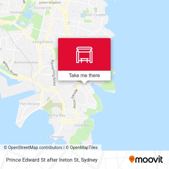 Prince Edward St after Ireton St map