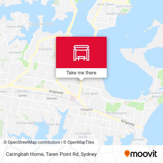 Caringbah Home, Taren Point Rd map