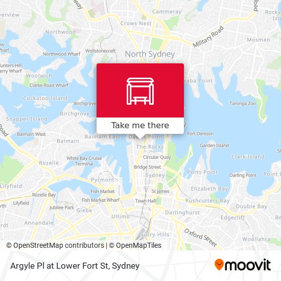 Argyle Pl at Lower Fort St map