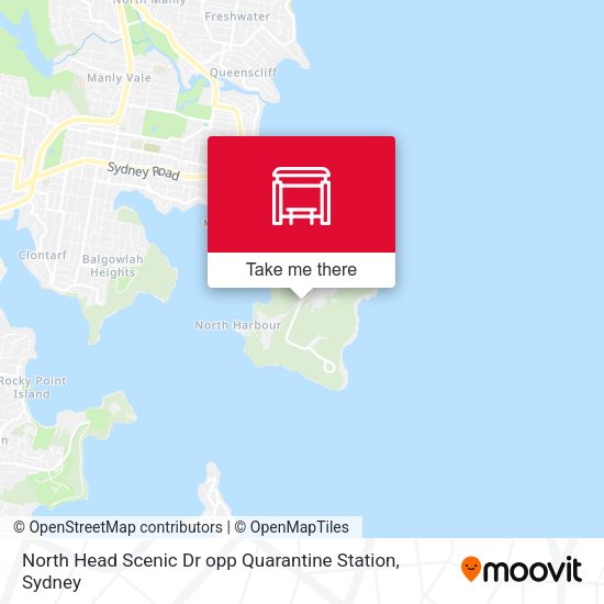North Head Scenic Dr opp Quarantine Station map