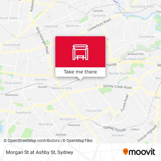 Morgan St at Ashby St map