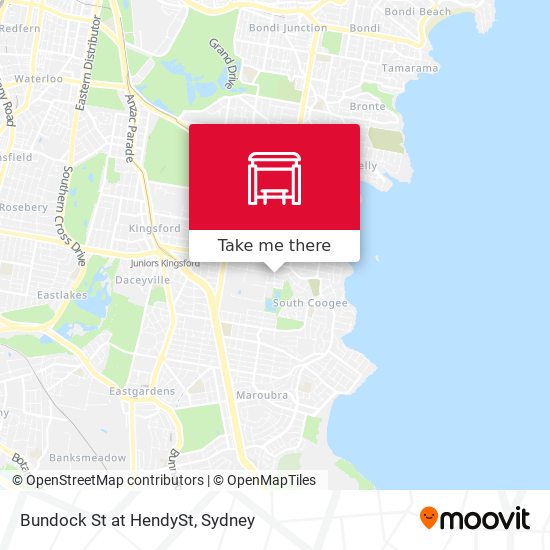 Bundock St at HendySt map