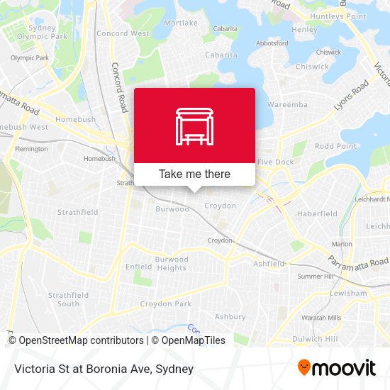 Victoria St at Boronia Ave map