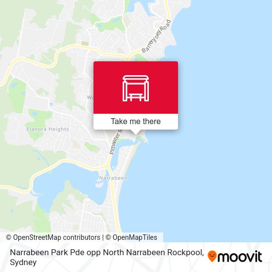 Narrabeen Park Pde opp North Narrabeen Rockpool map