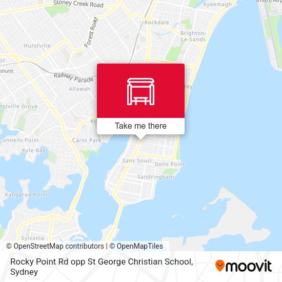 Rocky Point Rd opp St George Christian School map