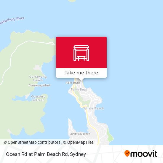 Ocean Rd at Palm Beach Rd map