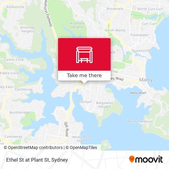 Ethel St at Plant St map