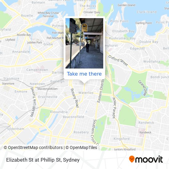 Elizabeth St at Phillip St map