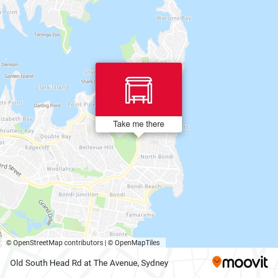 Old South Head Rd at The Avenue map