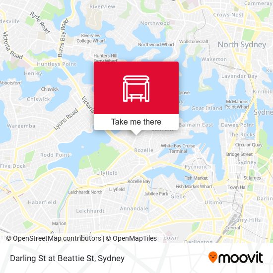 Darling St at Beattie St map