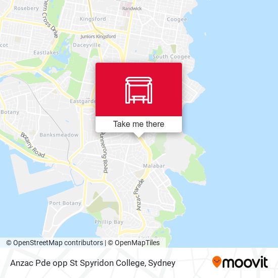 Anzac Pde opp St Spyridon College map