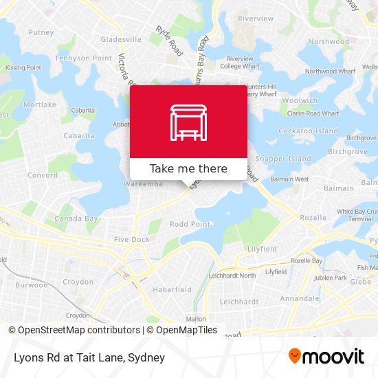 Lyons Rd at Tait Lane map