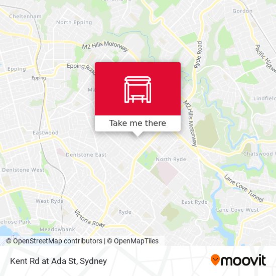 Kent Rd at Ada St map