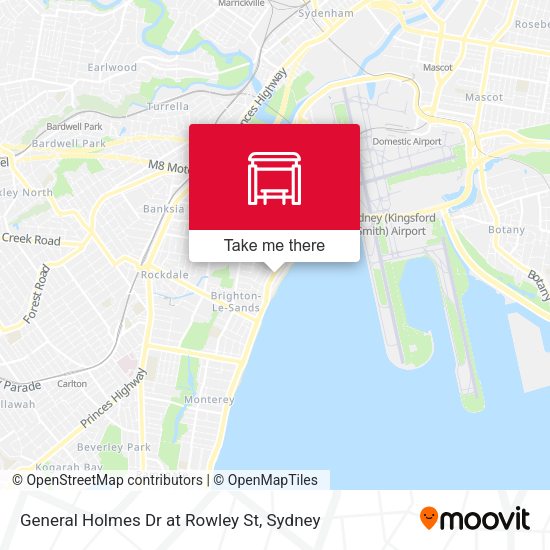General Holmes Dr at Rowley St map
