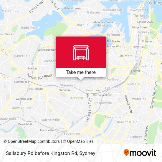 Salisbury Rd before Kingston Rd map