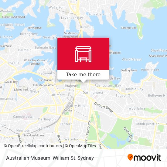 Australian Museum, William St map