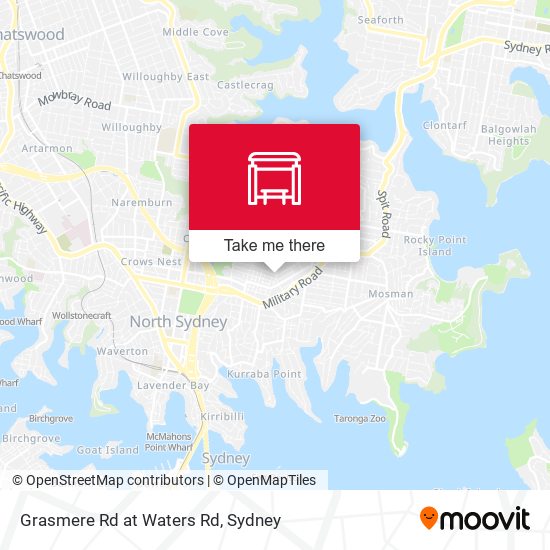 Grasmere Rd at Waters Rd map