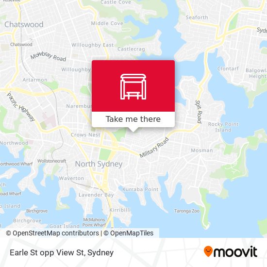 Earle St opp View St map