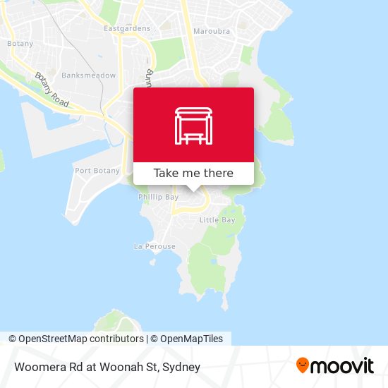 Woomera Rd at Woonah St map
