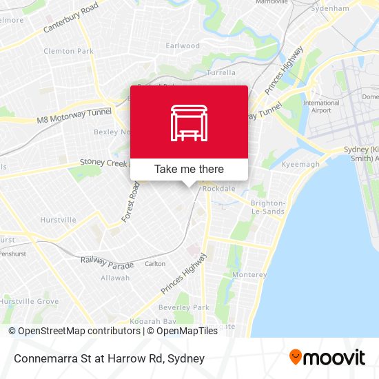 Connemarra St at Harrow Rd map