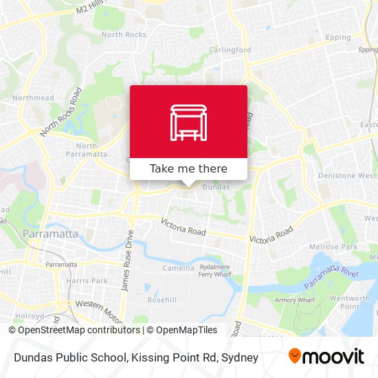 Dundas Public School, Kissing Point Rd map