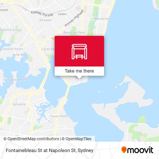 Fontainebleau St at Napoleon St map