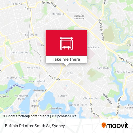 Buffalo Rd after Smith St map