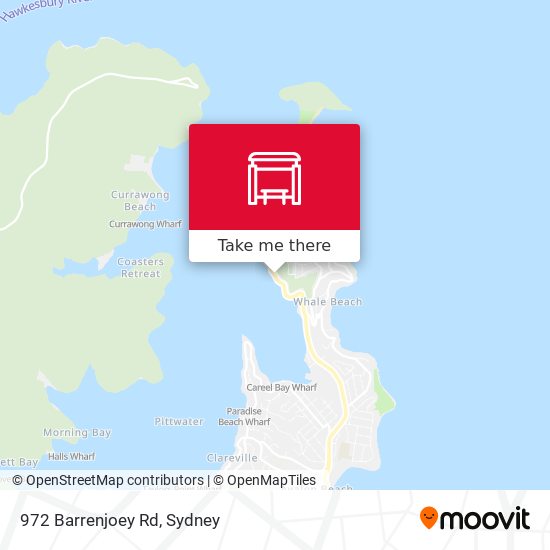 972 Barrenjoey Rd map