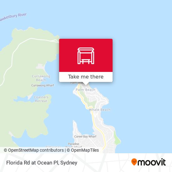 Florida Rd at Ocean Pl map