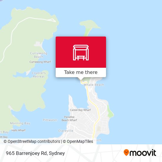 965 Barrenjoey Rd map