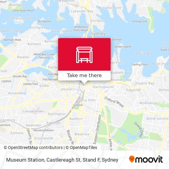 Museum Station, Castlereagh St, Stand F map