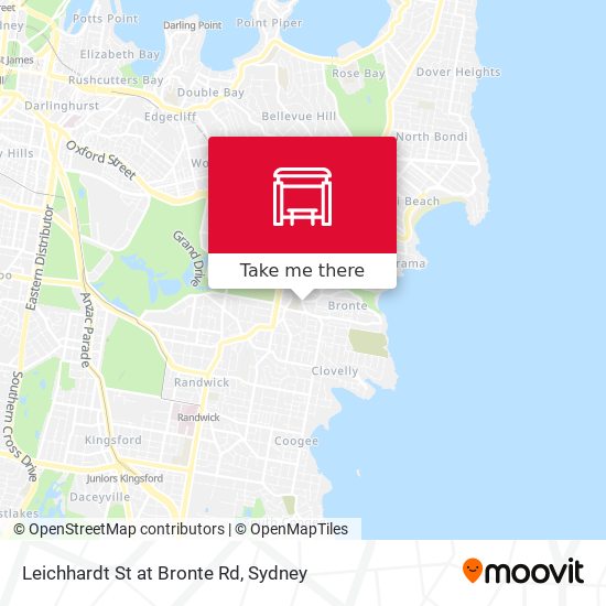 Leichhardt St at Bronte Rd map