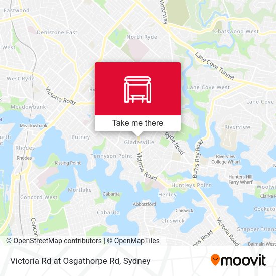 Victoria Rd at Osgathorpe Rd map