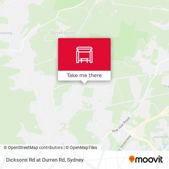 Dicksons Rd at Durren Rd map