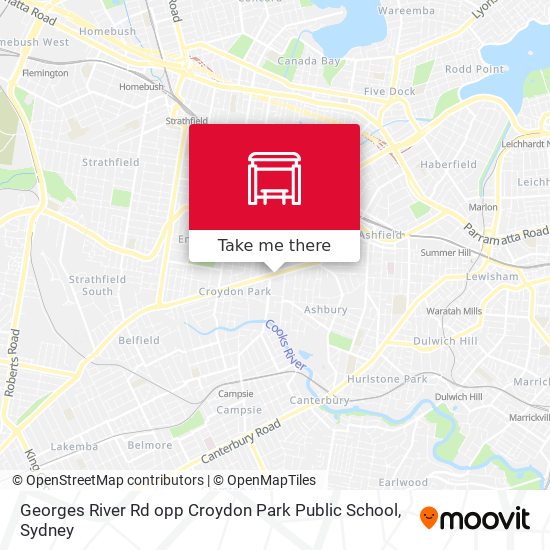 Georges River Rd opp Croydon Park Public School map