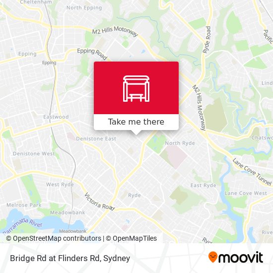 Bridge Rd at Flinders Rd map