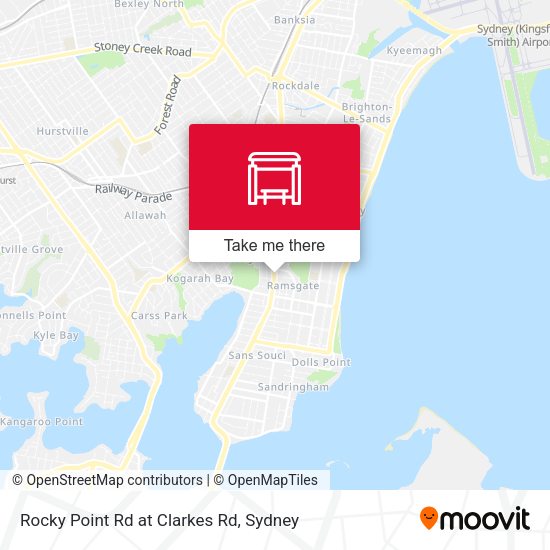 Rocky Point Rd at Clarkes Rd map