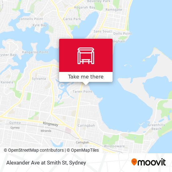 Alexander Ave at Smith St map