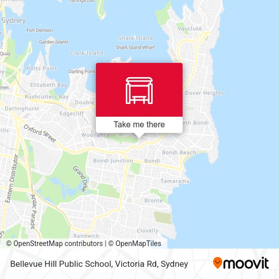 Bellevue Hill Public School, Victoria Rd map