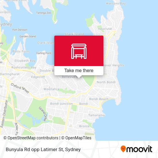 Bunyula Rd opp Latimer St map