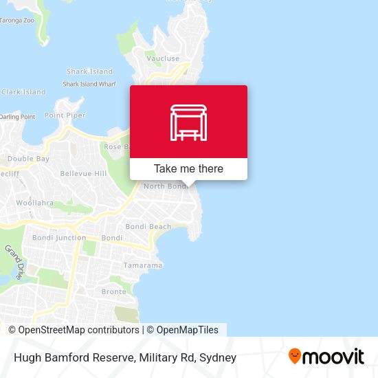 Hugh Bamford Reserve, Military Rd map