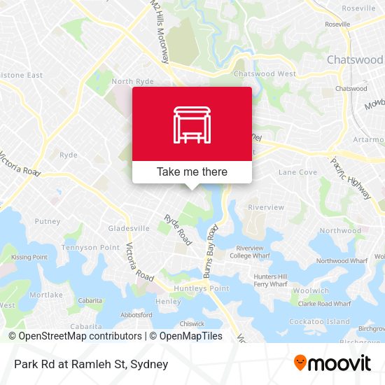 Park Rd at Ramleh St map